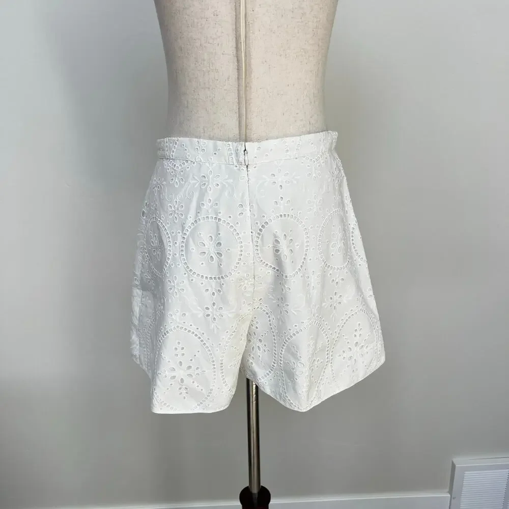 CHARO RUIZ Women's Alida Short Size M In White - Picture 5 of 10